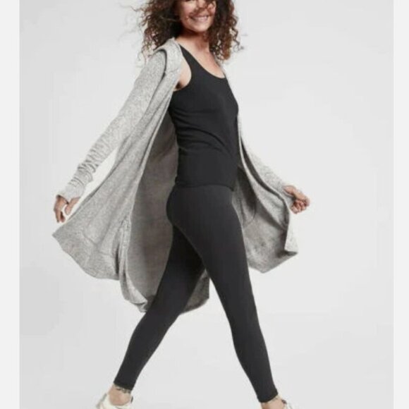 Athleta Harmony Wrap 2.0 Jacket, Light Grey Heather - Picture 3 of 7